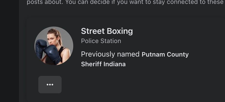 No, this local sheriff's office is not getting into the "Street Boxing" business; officials work to regain access to page following hack